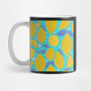 Lemon pattern Mug